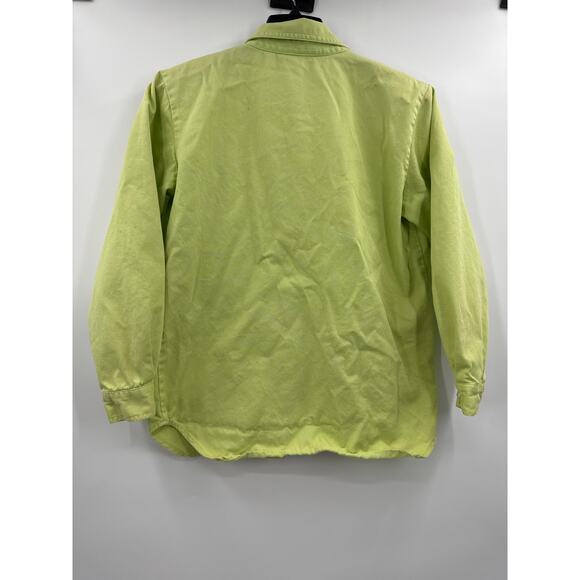 Saint Germain Paris vintage button down green shirt size Small - Picture 6 of 6